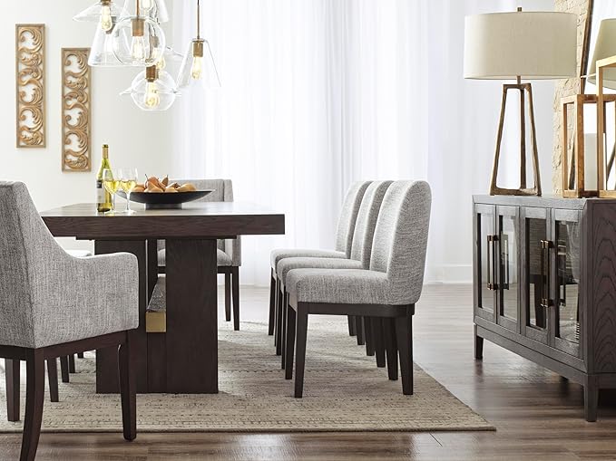 Signature Design by Ashley Burkhaus Traditional Dining Upholstered Arm Chair - Image 15