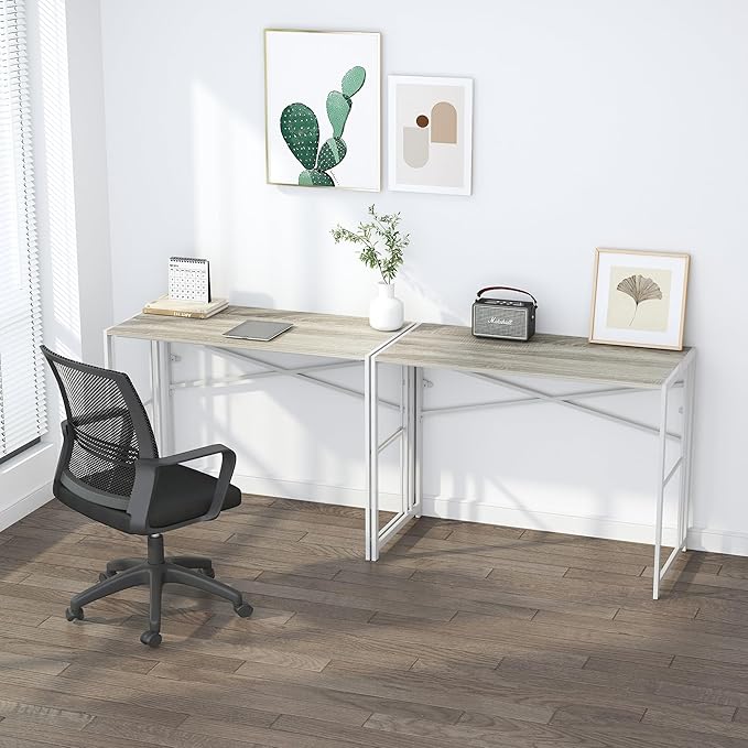 Folding Desk 40 inch Writing Gaming Computer Camping Table, No Assembly - Image 6