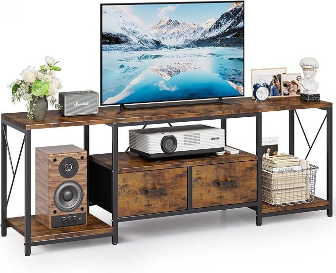 Homeiju TV Stand for TVs up to 75 Inch, Entertainment Center - Image 9