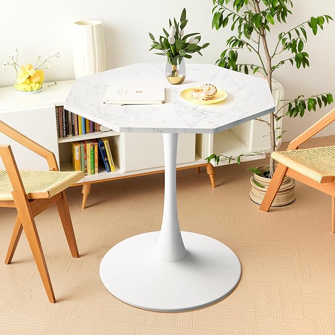 Dining Table for 2-4, 31.5" Kitchen Table by HIGREENA