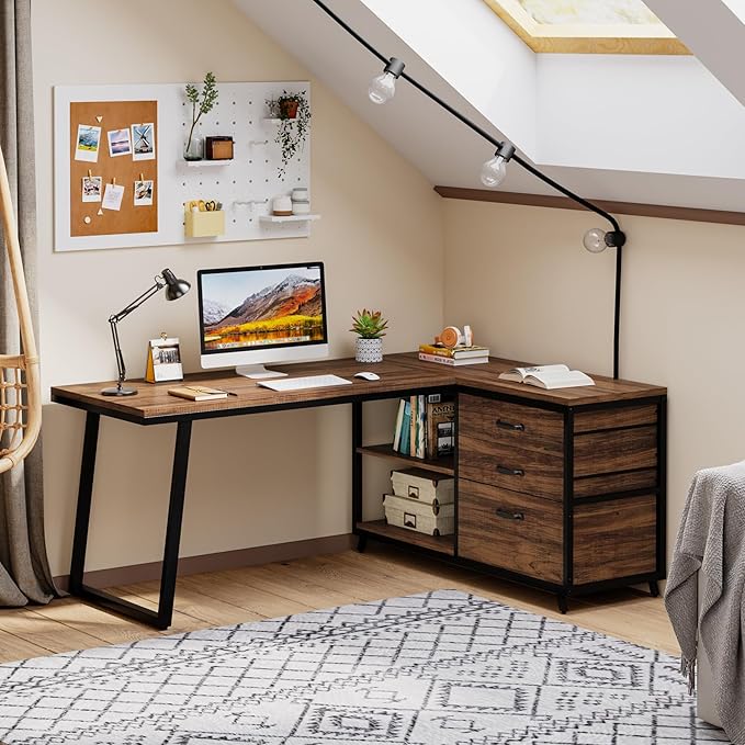 Tribesigns L-Shaped Computer Desk - Image 7
