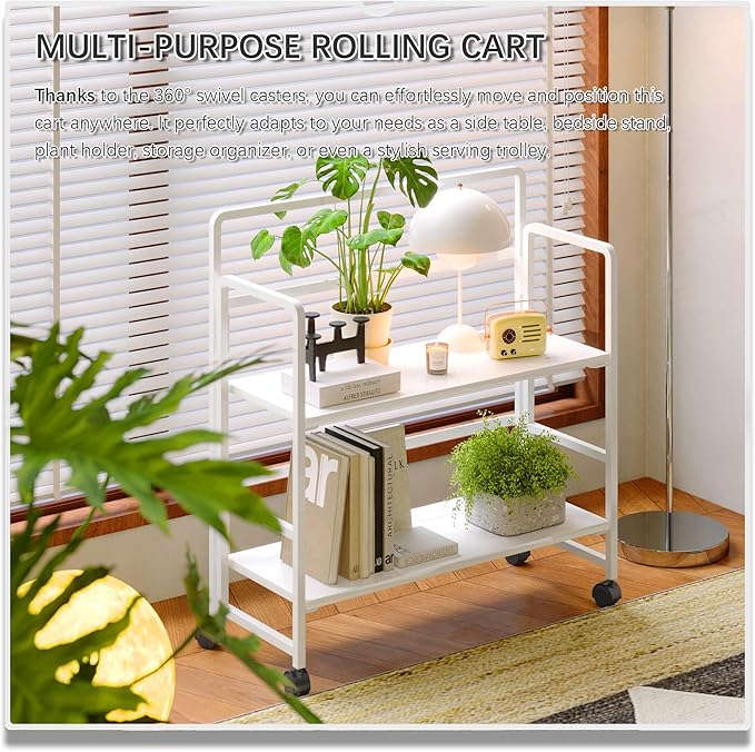 4NM 2 Tiers No-Assembly Folding Bookshelf - Image 4