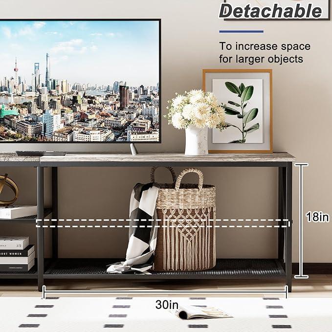 TV Stand for TVs up to 70 Inch, Entertainment Center for Living Room - Image 3