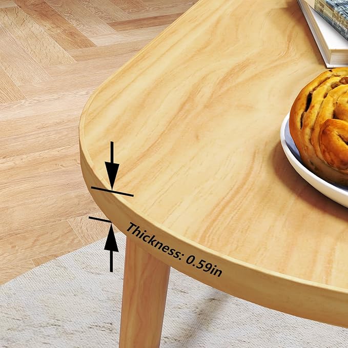 Oval Coffee Table Low Table - Image 8