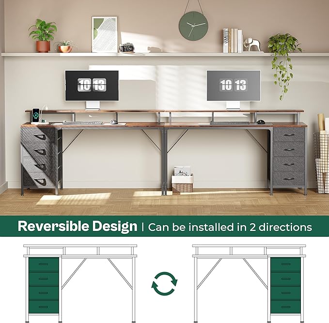 Huuger 55 Inch Computer Desk - Image 7