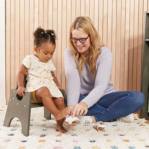 ECR4Kids Stackable Wooden Toddler Chair, Kids Furniture - Image 2