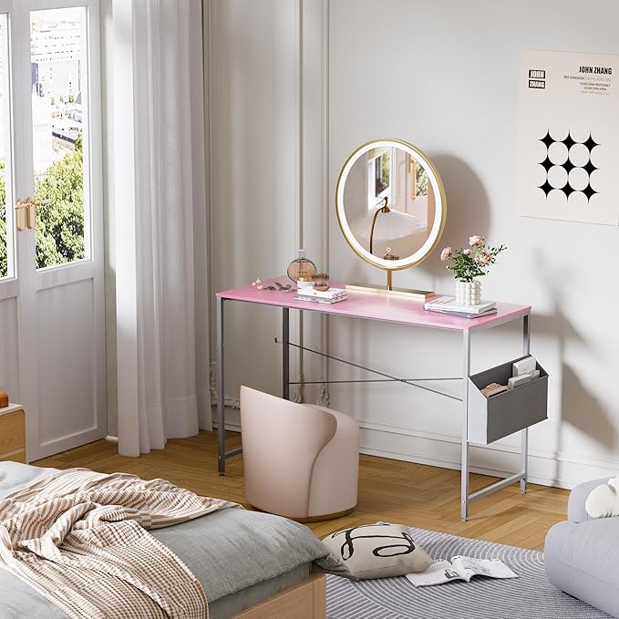 Pamray 47 Inch Computer Desk for Small Spaces - Image 2