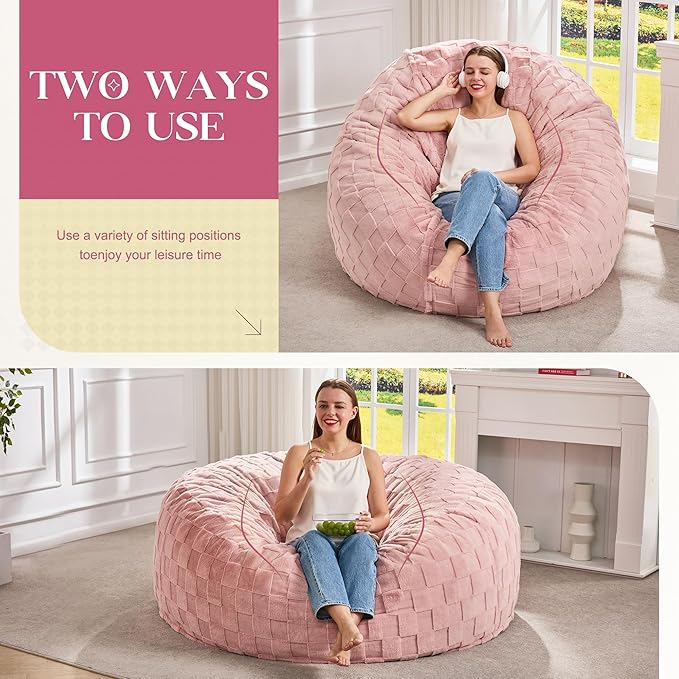 Hobestluk Bean Bag Chairs Beanbag Chair - Image 3
