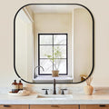 Bathroom Mirrors for Over Sink, 35x35 Vanity Squircle Mirror for Bathroom Sink by Unknown