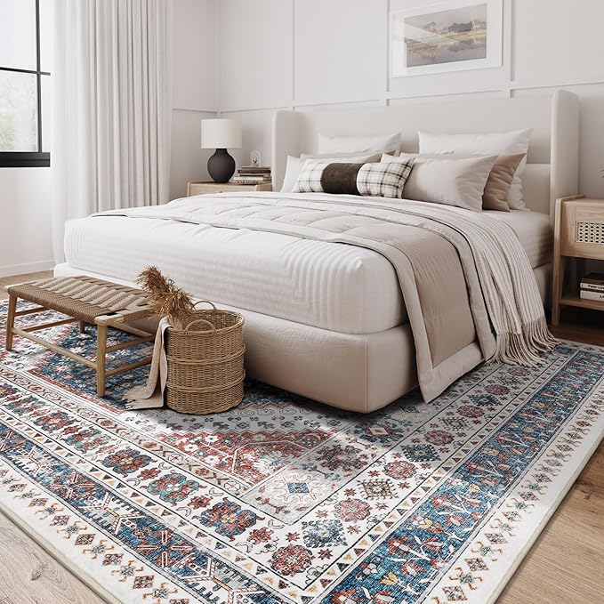 zesthome 9x12 Area Rugs, Stain Resistant Washable Rug, Ultra-Thin Rugs - Image 7