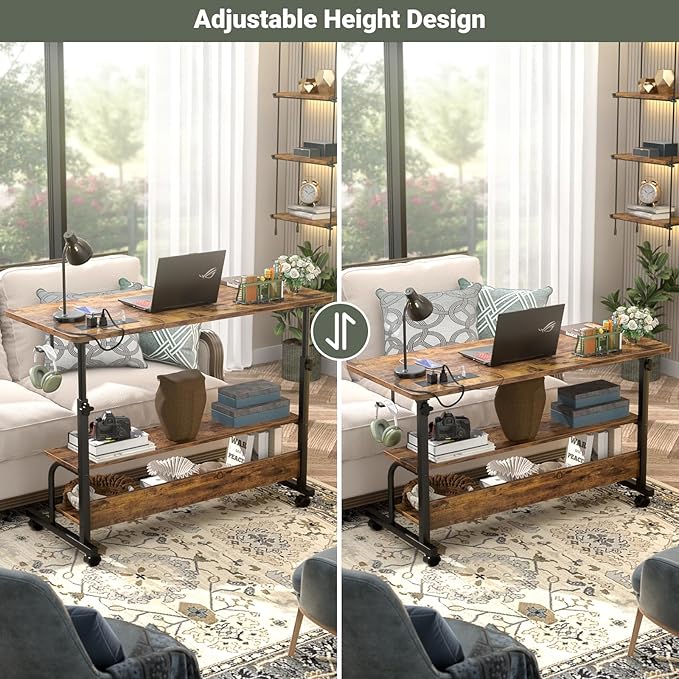 39" Height Adjustable Standing Desk - Image 6