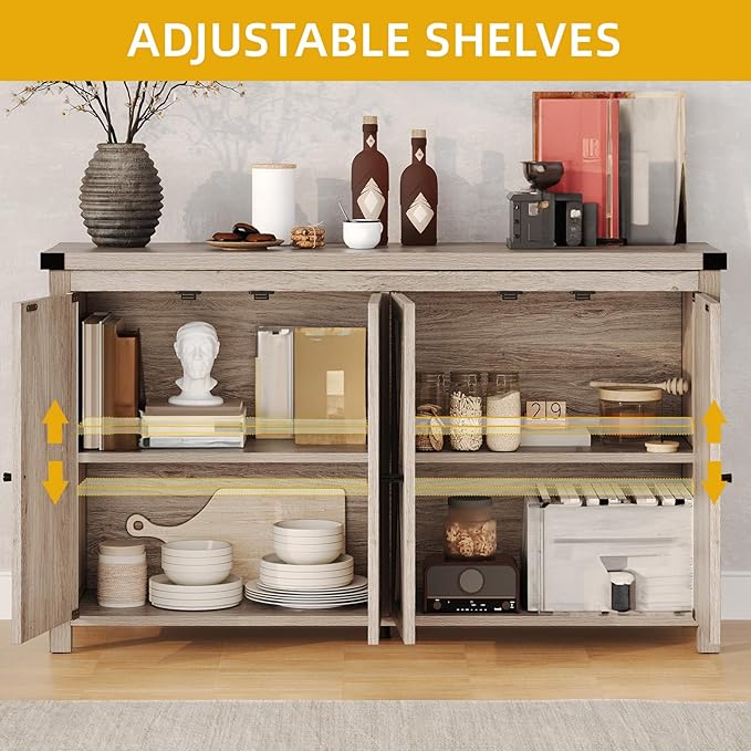 DWVO 55'' Sideboard Buffet Cabinet - Image 5