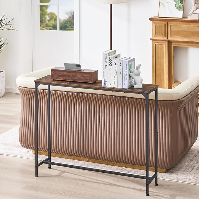 Console Table, Narrow Entryway Table, Thin Sofa Table, Behind Couch Table - Image 8