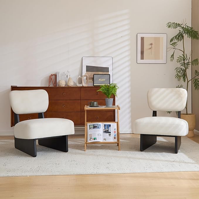 Christopher Knight Home Mores Low Profile Accent Chair Set of 2, Modern Living by ChristopherKnightHome