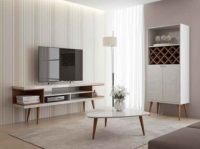 Manhattan Comfort Utopia Collection Mid Century Modern TV Stand - Image 5