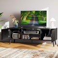 Sweetcrispy TV Stand for 55 60 inch TV, Modern Mid Century Entertainment Center by Sweetcrispy
