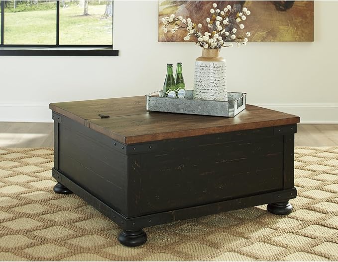 Signature Design by Ashley Valebeck Farmhouse Lift Top Coffee Table - Image 8