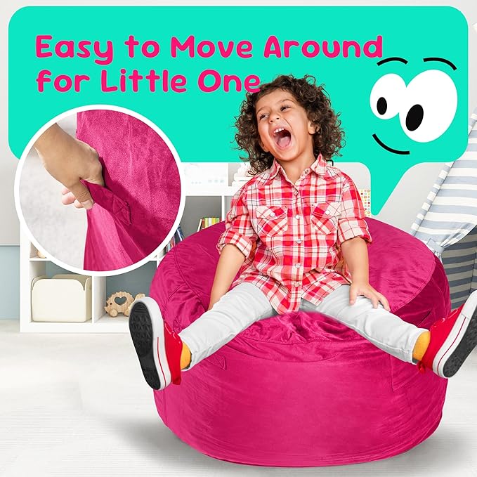 Hobestluk Bean Bag Chairs 2.5FT Bean Bag Chair - Image 4