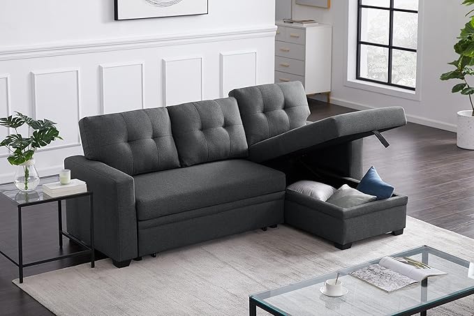 Devion Furniture Meridian 4-in-1 Convertible L Shaped Couch - Image 2