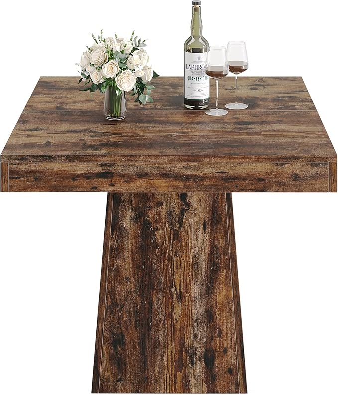 Tribesigns Square Dining Table for 4, 31.5-Inch Small Kitchen Table - Image 8