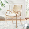 SAFAVIEH Home Collection Gianni Natural Wash/White Cushion Living Dining Room by SAFAVIEH