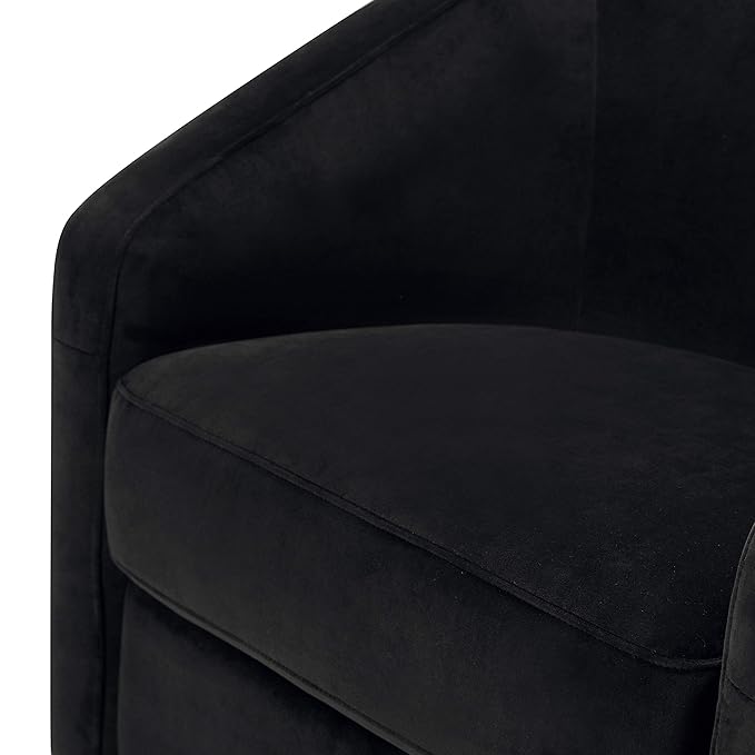 babyletto Madison Swivel Glider in Black Velvet, 61.6 lb - Image 6