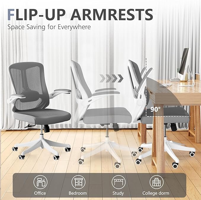 Computer Office Chair, Ergonomic Comfort Home Desk Chair, Mid Back Gaming Chair - Image 8