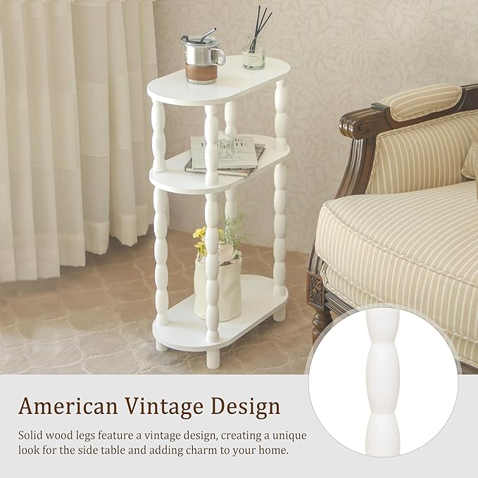 MaxSmeo Narrow Side Table, Small End Table - Image 4