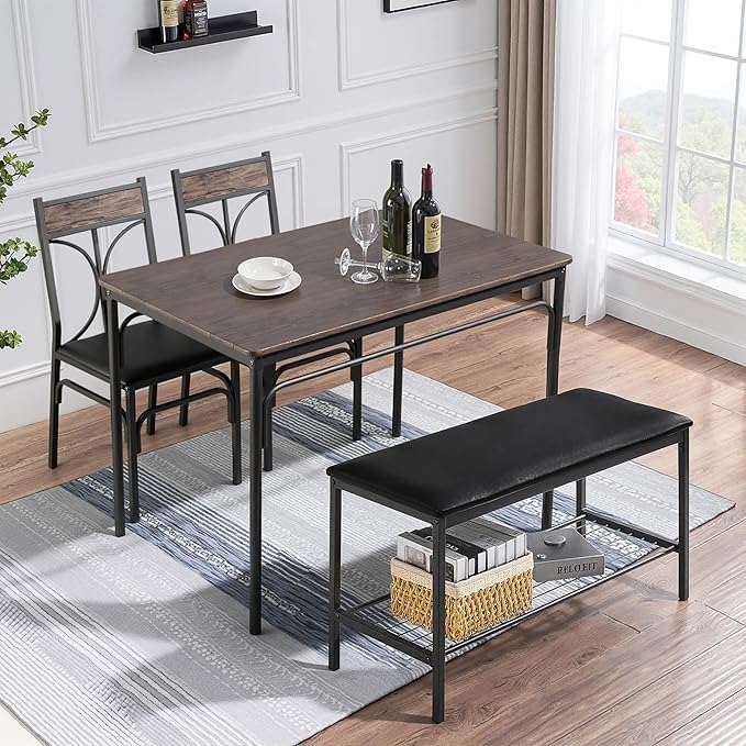 VECELO Kitchen Dining Table Set - Image 3