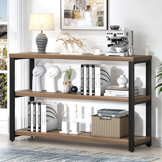 EXCEFUR Modern Sofa Table Behind Couch, Console Table by EXCEFUR