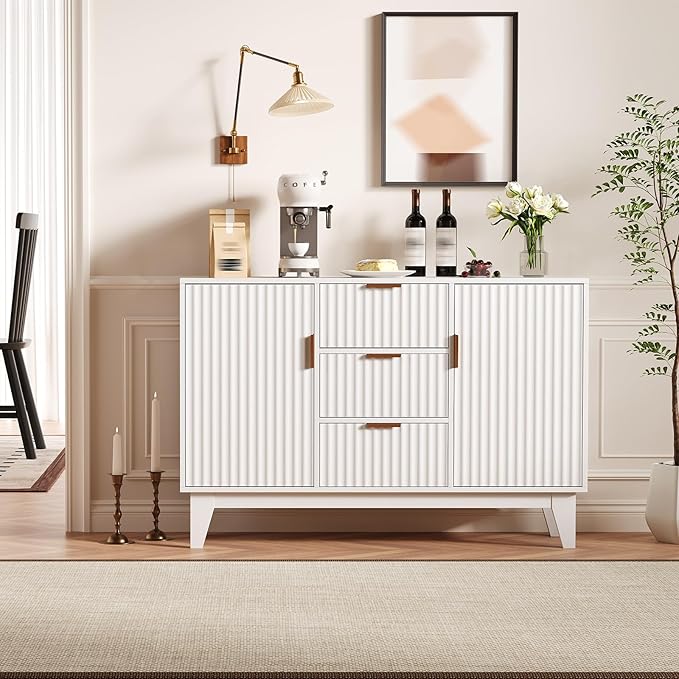 Garvee 47.2" Fluted Buffet Cabinets - Image 6