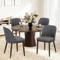 COLAMY Upholstered Dining Chairs Set of 4, Modern Kitchen Chairs by COLAMYINC