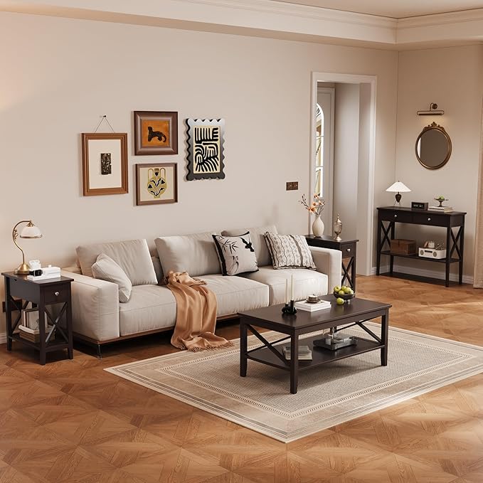 ChooChoo End Table, MDF Material Flip Top Narrow End Table - Image 8