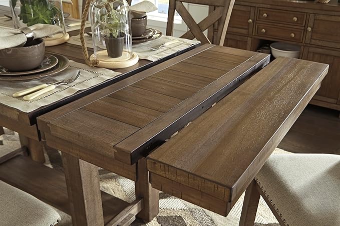 Signature Design by Ashley Moriville Rustic Farmhouse 36" Counter Height Dining - Image 9