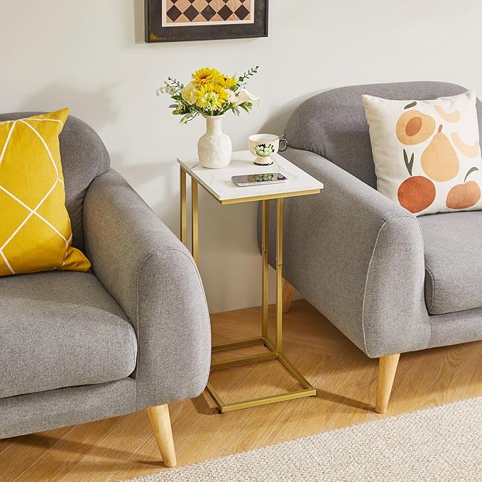 Small Side Tables C Shaped, End Table Set of 2, Small Table Stand - Image 6
