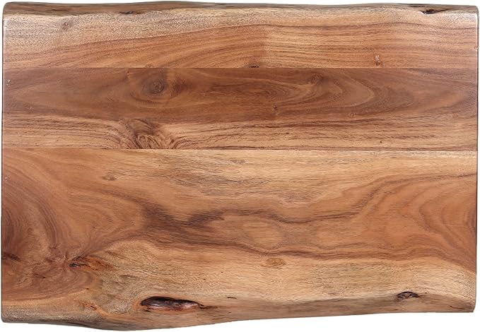 Alaterre Furniture Natural Live Edge End Table - Image 10