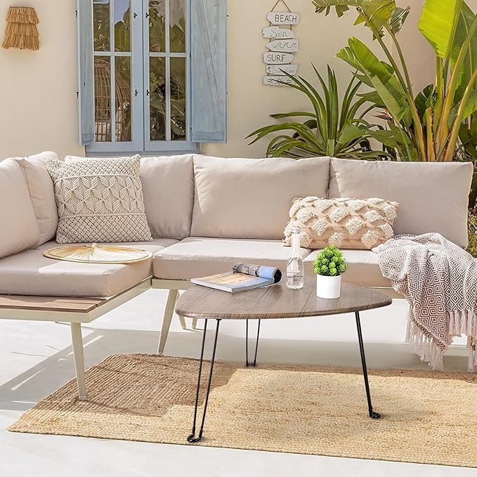 Folding Coffee Table for Living Room Small Wooden Folding Tables - Image 4