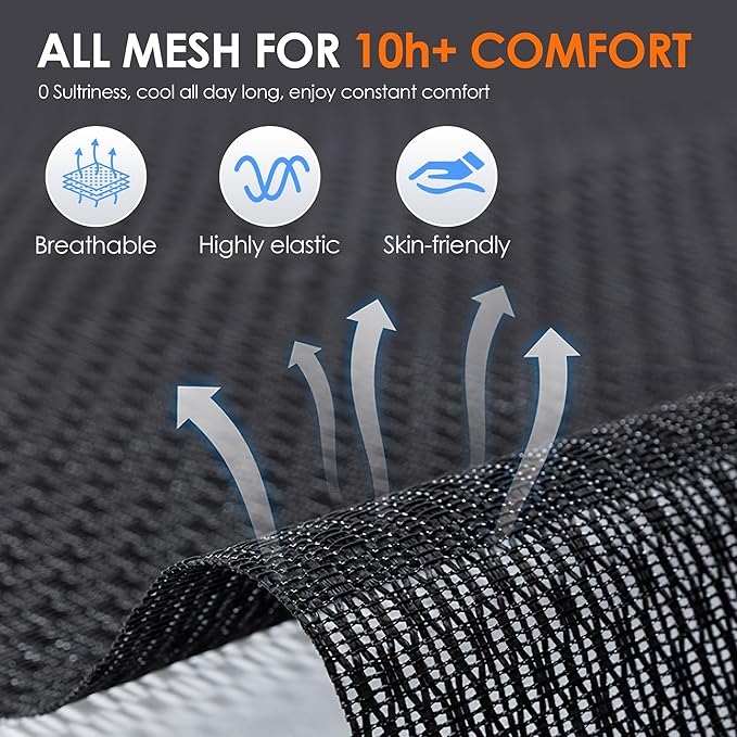 GABRYLLY Ergonomic Mesh Office Chair, Adjustable Home Desk Chair - Image 8