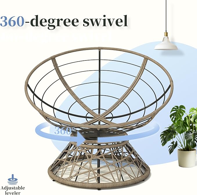 Ball & Cast Ergonomic Wicker Chair - Image 3