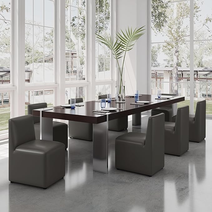 Manhattan Comfort Anna Square Modern Dining Chair - Image 3
