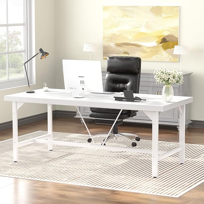 Unikito 63 Inch Computer Desk, Sturdy Large Office Desk, Premium 2 Person Long by Unikito