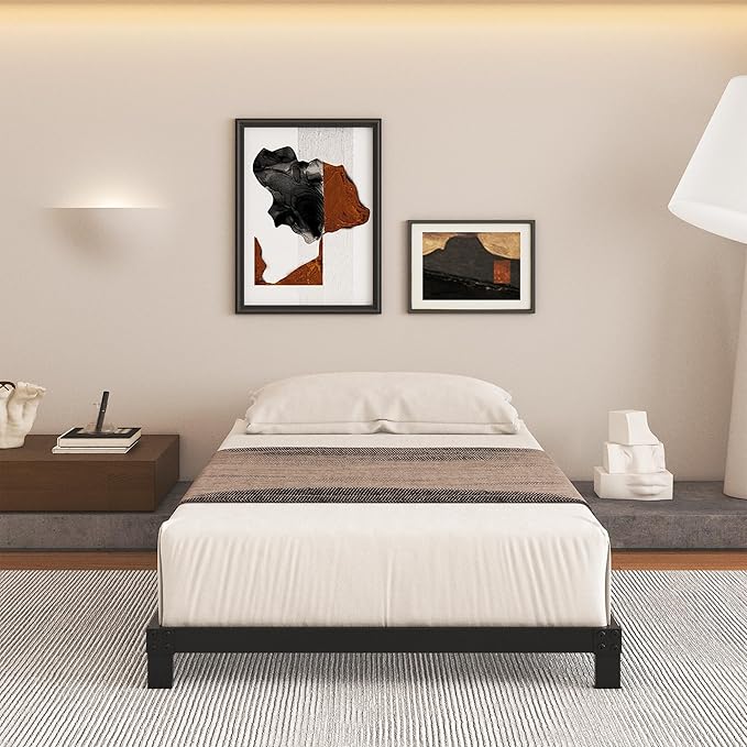 5 Inch Low Bed Frame Twin, Heavy Duty Twin Bed Frames Low Profile, No Box - Image 3