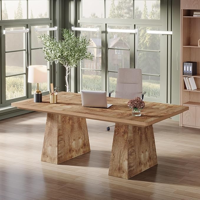 Tribesigns 63-Inch Executive Desk, Large Office Computer Desk - Image 3