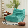 N&V Mid Century Armless Floor Sofa, Soft Premium Corduroy Lounge Chair by NV