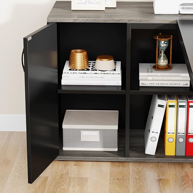 Tribesigns 71 inch Executive Desk, L Shaped Desk - Image 9