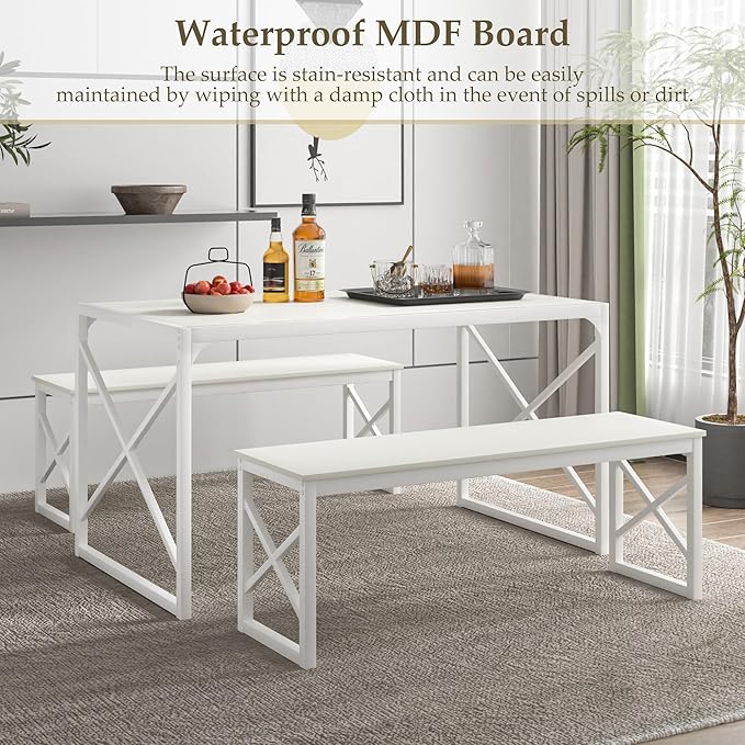 VECELO Kitchen Dining Table Set - Image 6