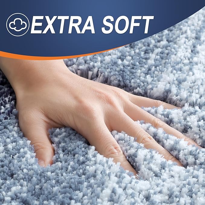 OLANLY Bathroom Rugs Mat 24x16, Extra Soft Absorbent Microfiber Bath Rugs - Image 3
