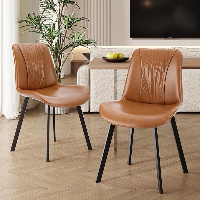 Upholstered Dining Chairs Set of 2, Modern Kitchen & Dining Room Chairs by WelzonaDirect