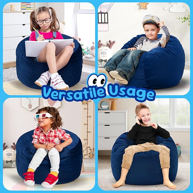 Hobestluk Bean Bag Chairs 2.5FT Bean Bag Chair - Image 5