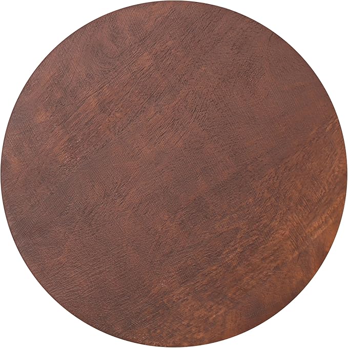 SIMPLIHOME Boyd 13-inch Wide Solid Mango End Table in Warm Dark Brown, - Image 4